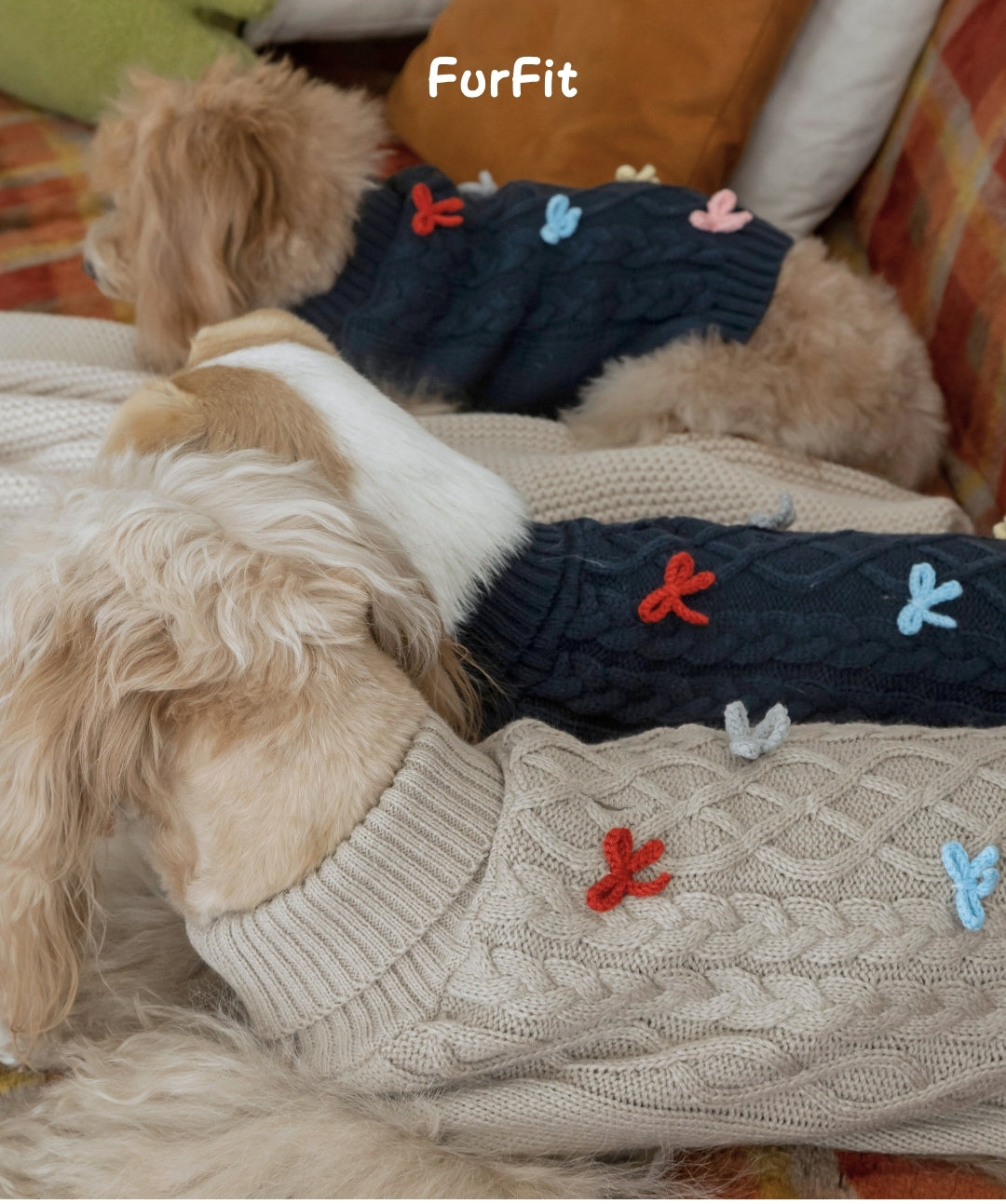 Maglioncino per Cani “Warm Bow”