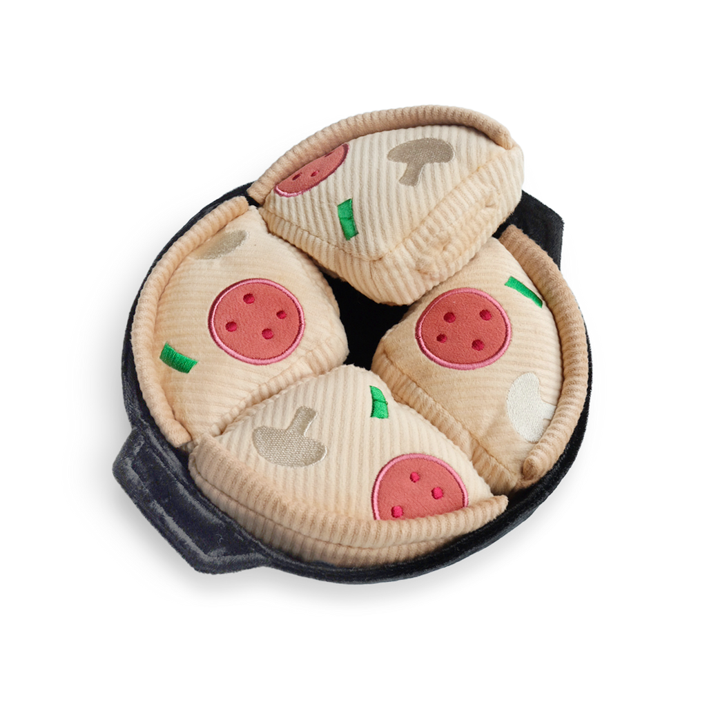 Gioco per cani 'Deep Dish Pizza' per arricchimento