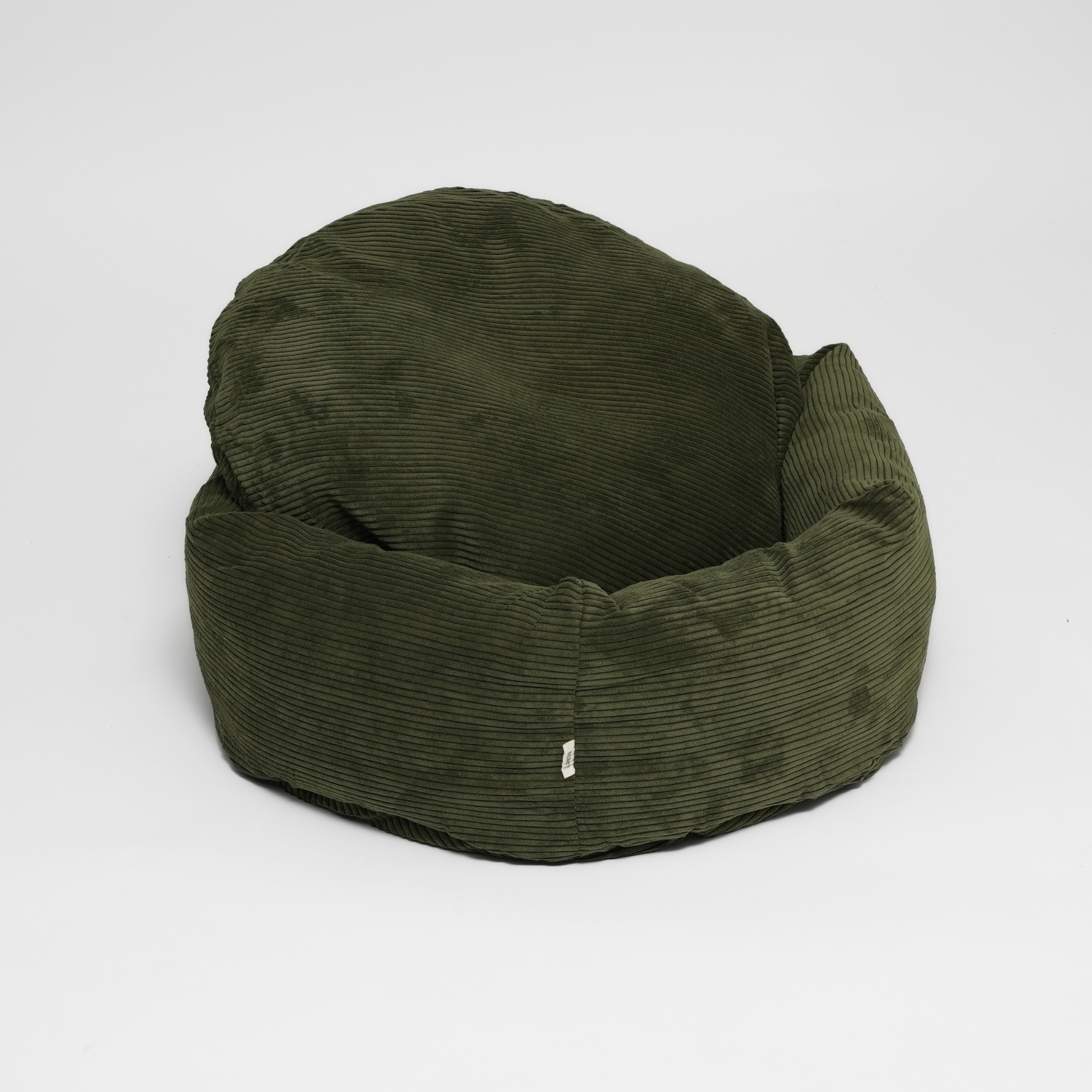 Cuccia per cani Luna 3.0 in velluto a coste verde muschio: Piccolo Plus
