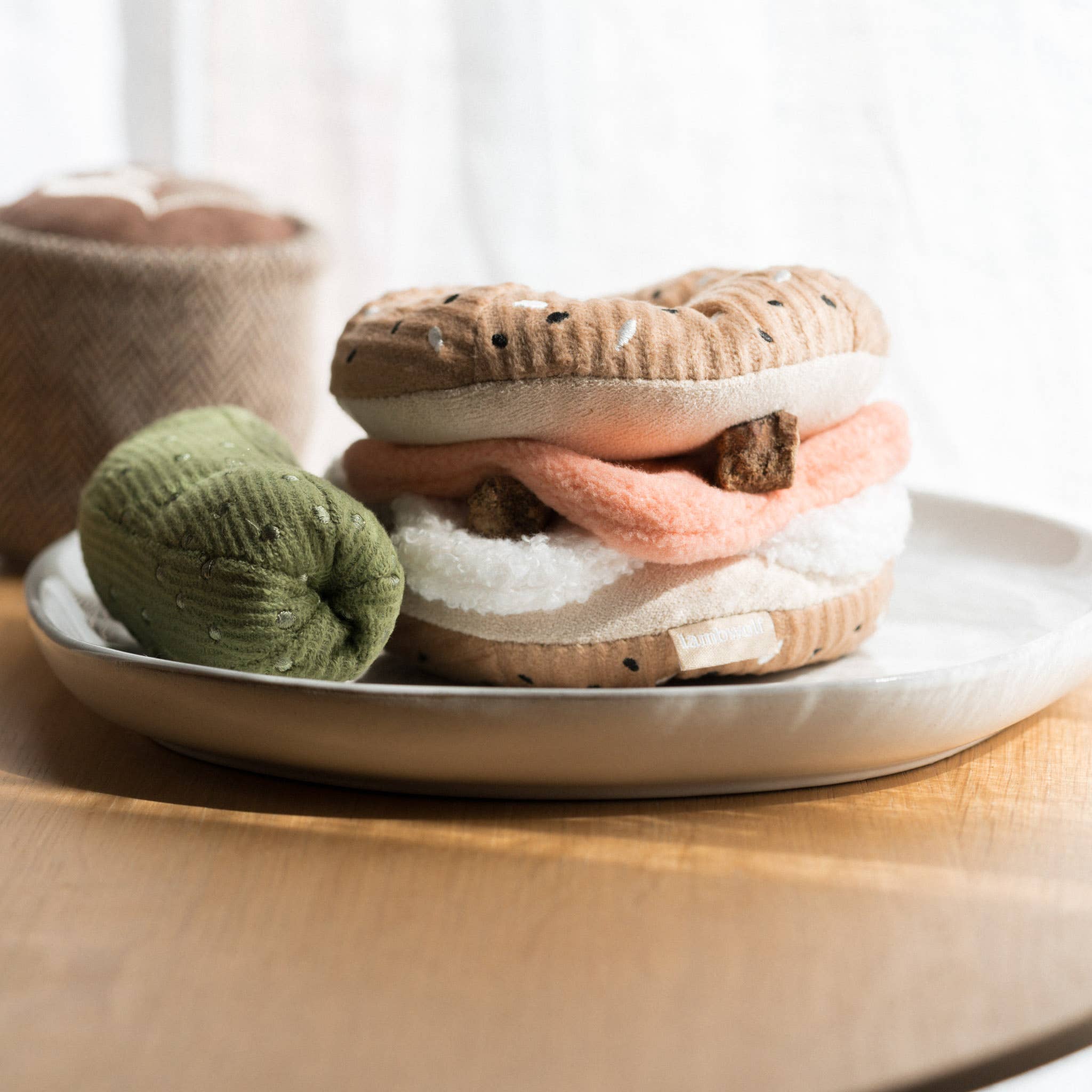 Gioco per cani Kit Bagel e Cetriolo Lambwolf Collective