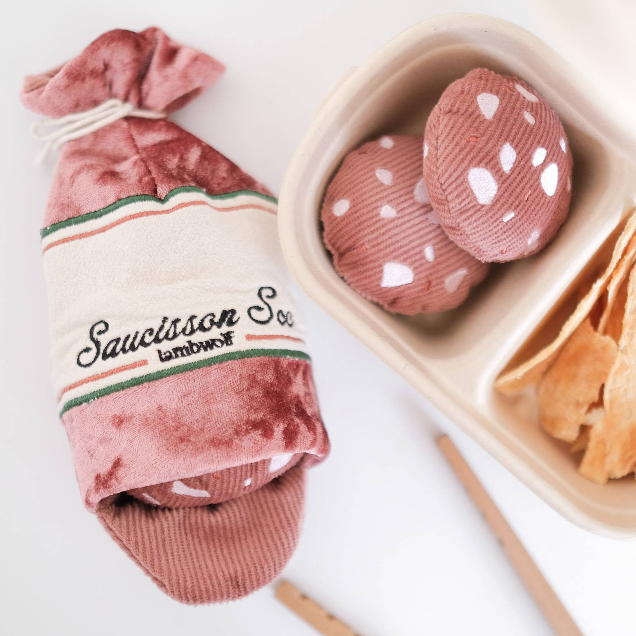 SAUCISSON SEC//GIOCATTOLO PER CANI ARRICCHITO