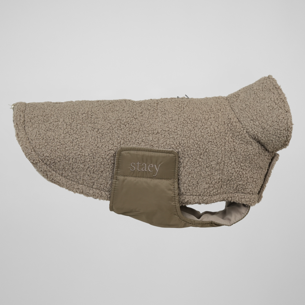 Cappotto per cane Teddy | Taupe: L