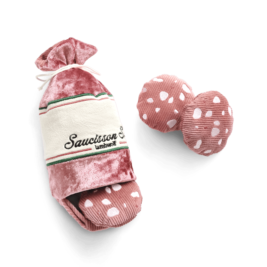 SAUCISSON SEC//GIOCATTOLO PER CANI ARRICCHITO