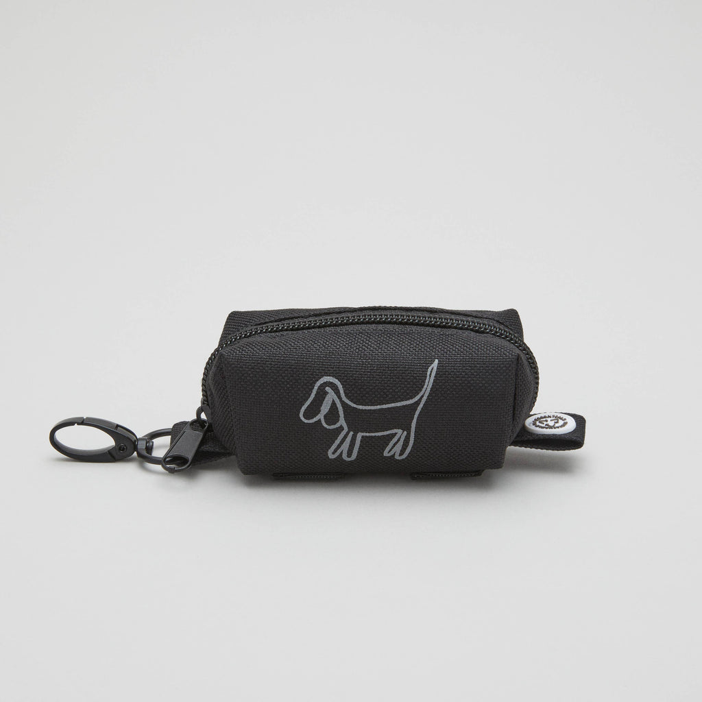 Portasacchetti per escrementi Nero Pece