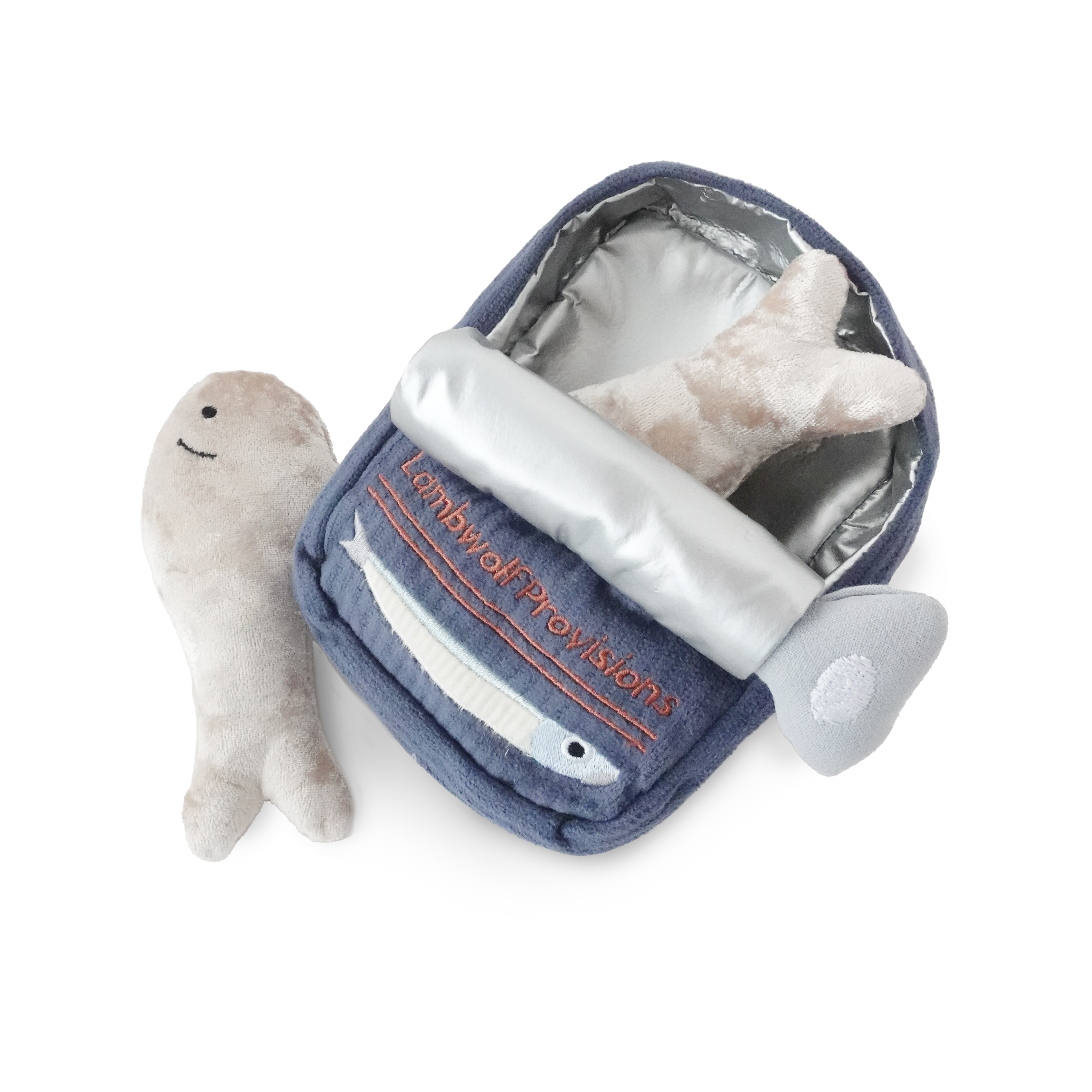 SARDINE // GIOCATTOLO DI ARRICCHIMENTO PER CANI // Giocattolo con squeaker + snuffle