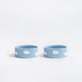 Set of 2 Cloud Pet Bowls 14 cm
