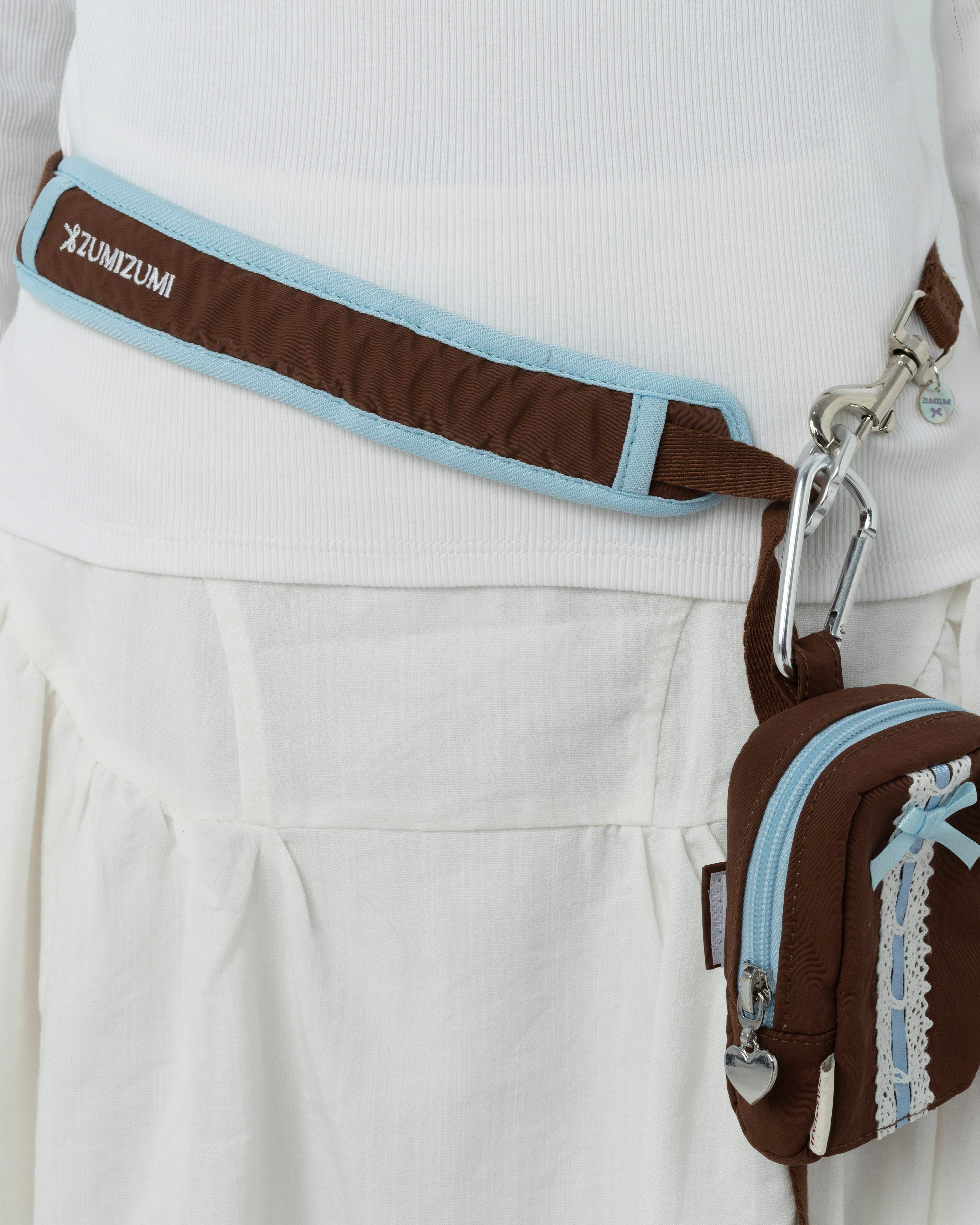 Guinzaglio Hands-Free Chelsea – Marrone/Blu