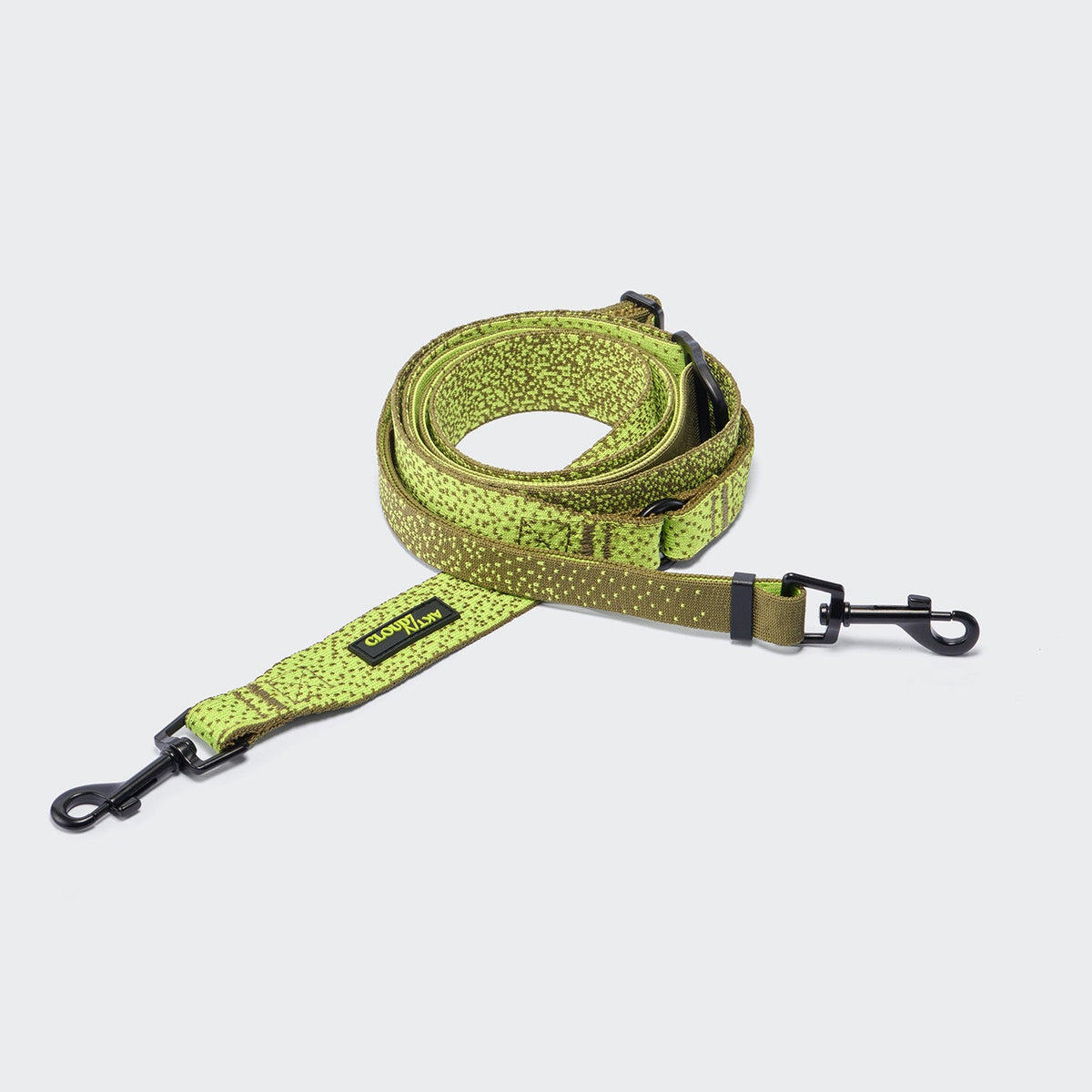 Guinzaglio Hands-Free L-3 AKTIV Knit Khaki/Neon Green – CLOUD7