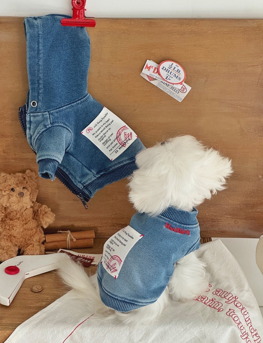 Felpa per Cani “Classic Style Denim”