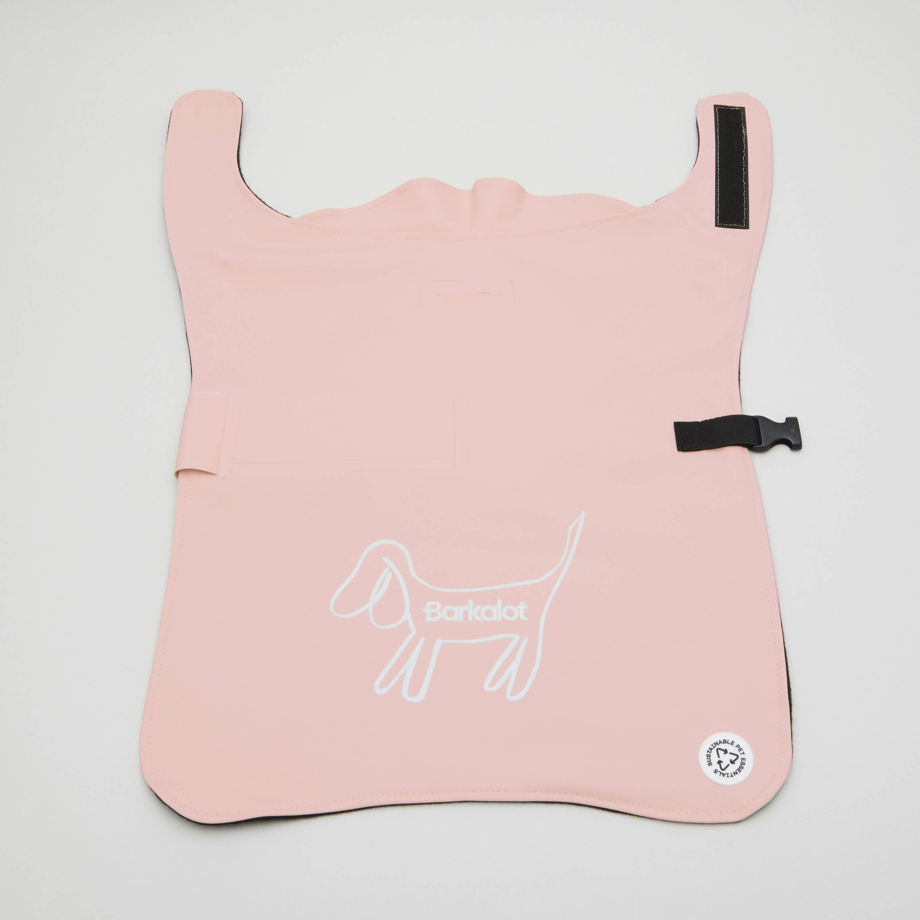 Impermeabile per cani rosa riciclato