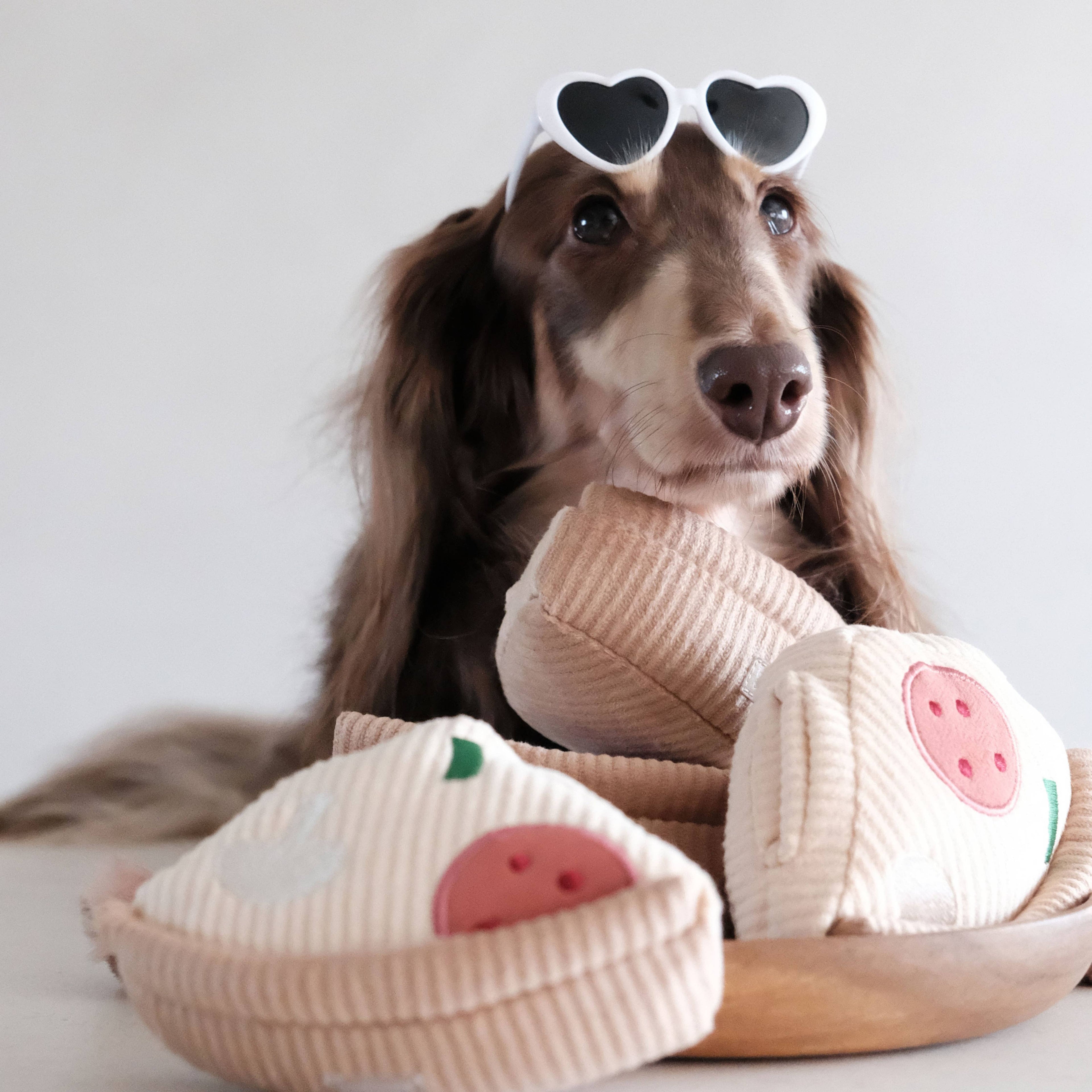 Gioco per cani 'Deep Dish Pizza' per arricchimento