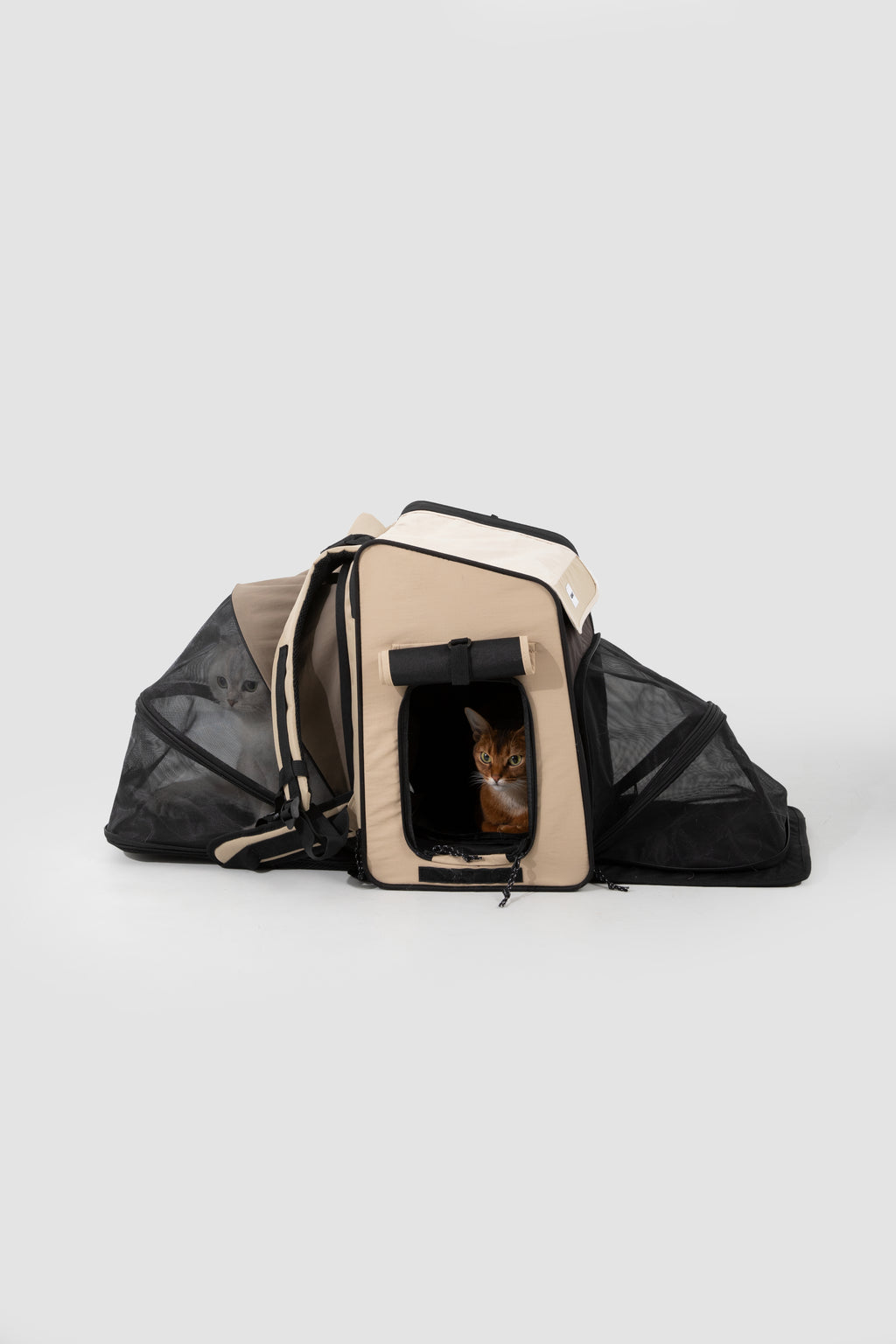 Zaino Trasportino Espandibile per Cani e Gatti con Area Relax Integrata